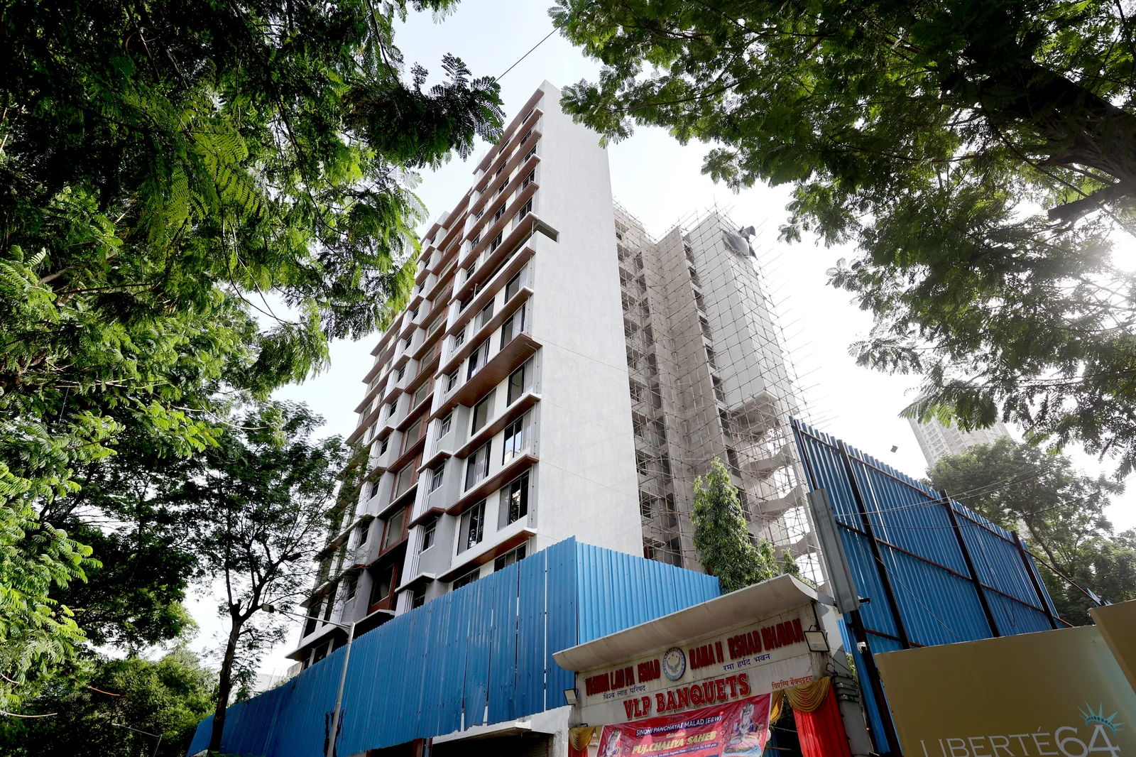 Residential tower and completed construction projects