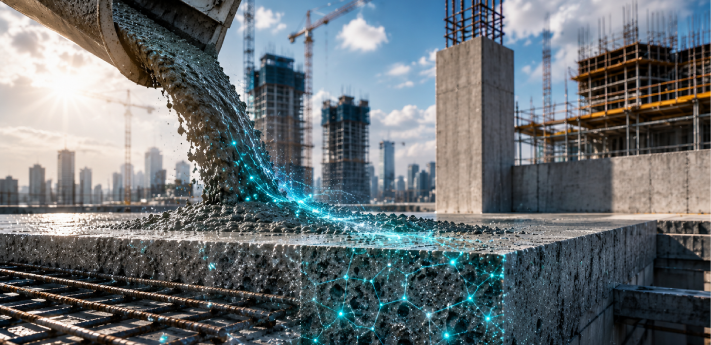 Concrete admixtures on site