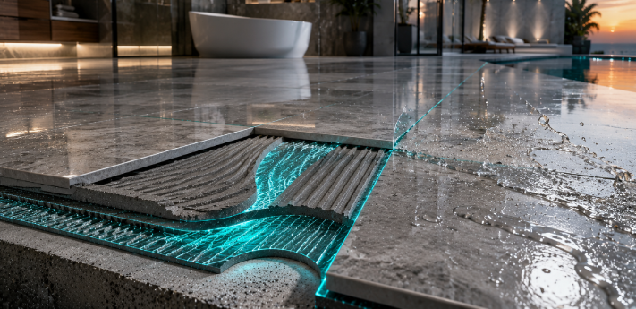 Tile adhesives and grouts